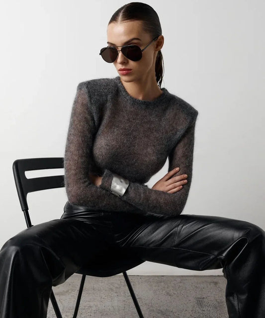 PULLOVER CON SPALLINE