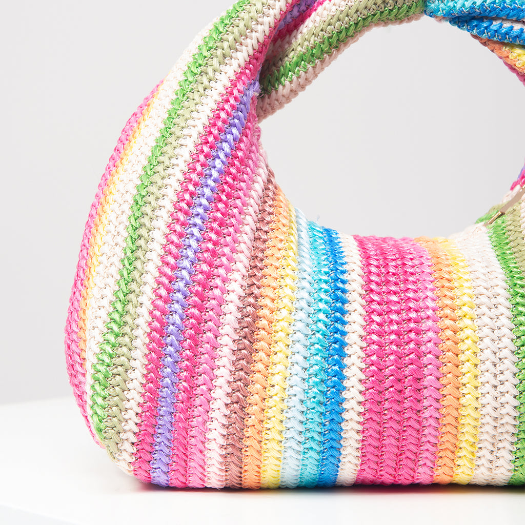 BORSA A MANO MULTICOLOR