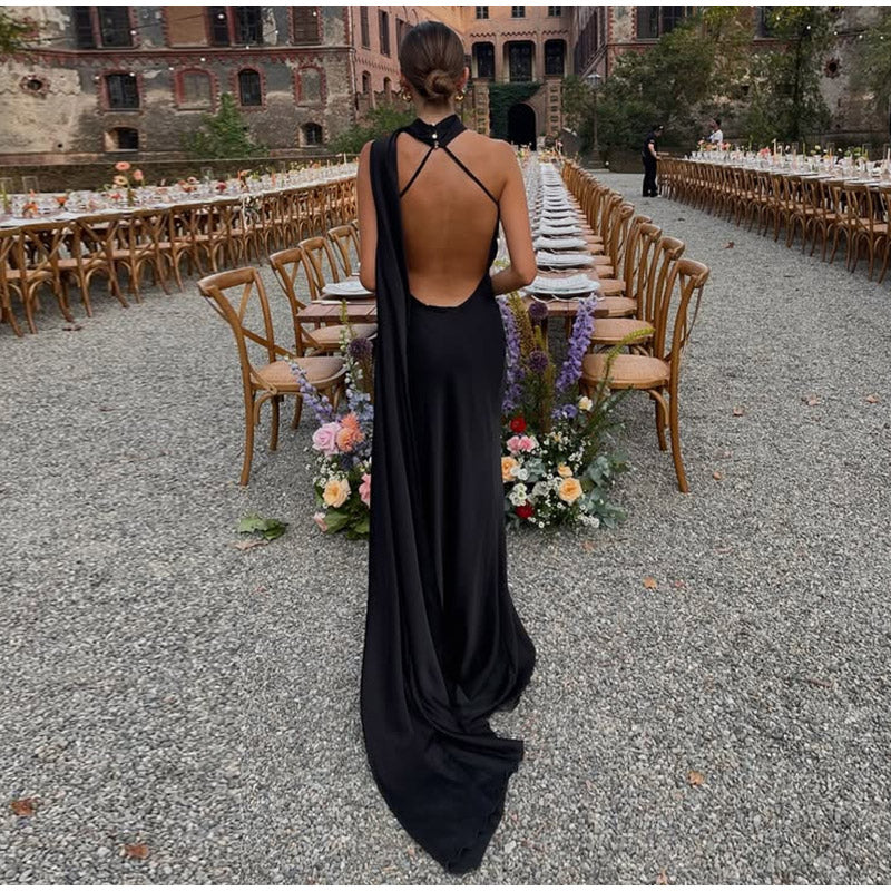 VESTITO LUNGO SATINATO