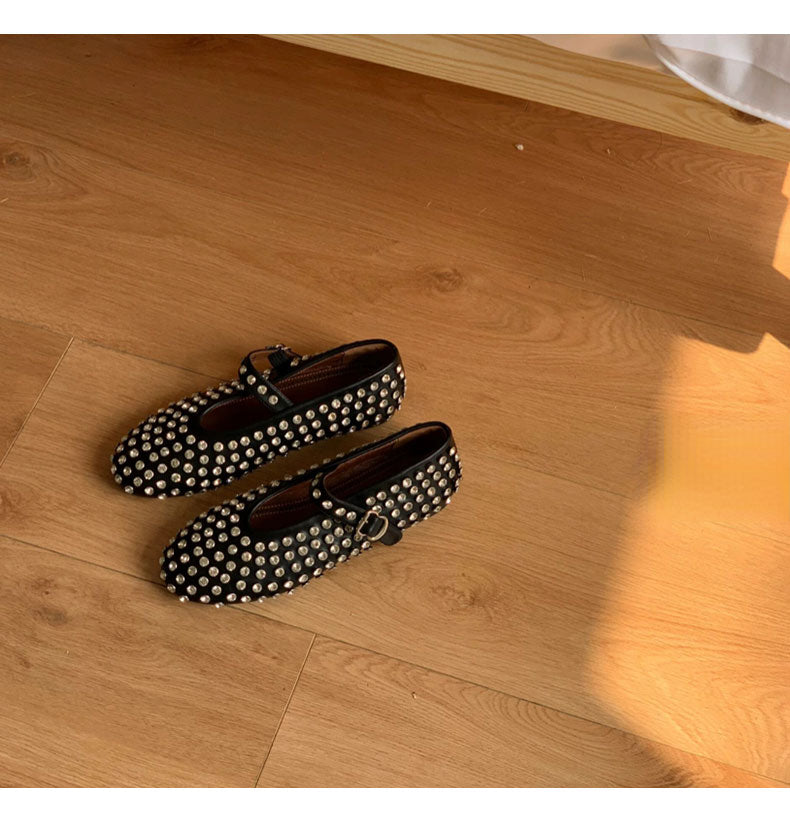 DIAMONDS STUDDED BALLERINAS