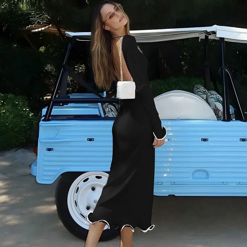 VESTITO LUNGO IN MAGLIA