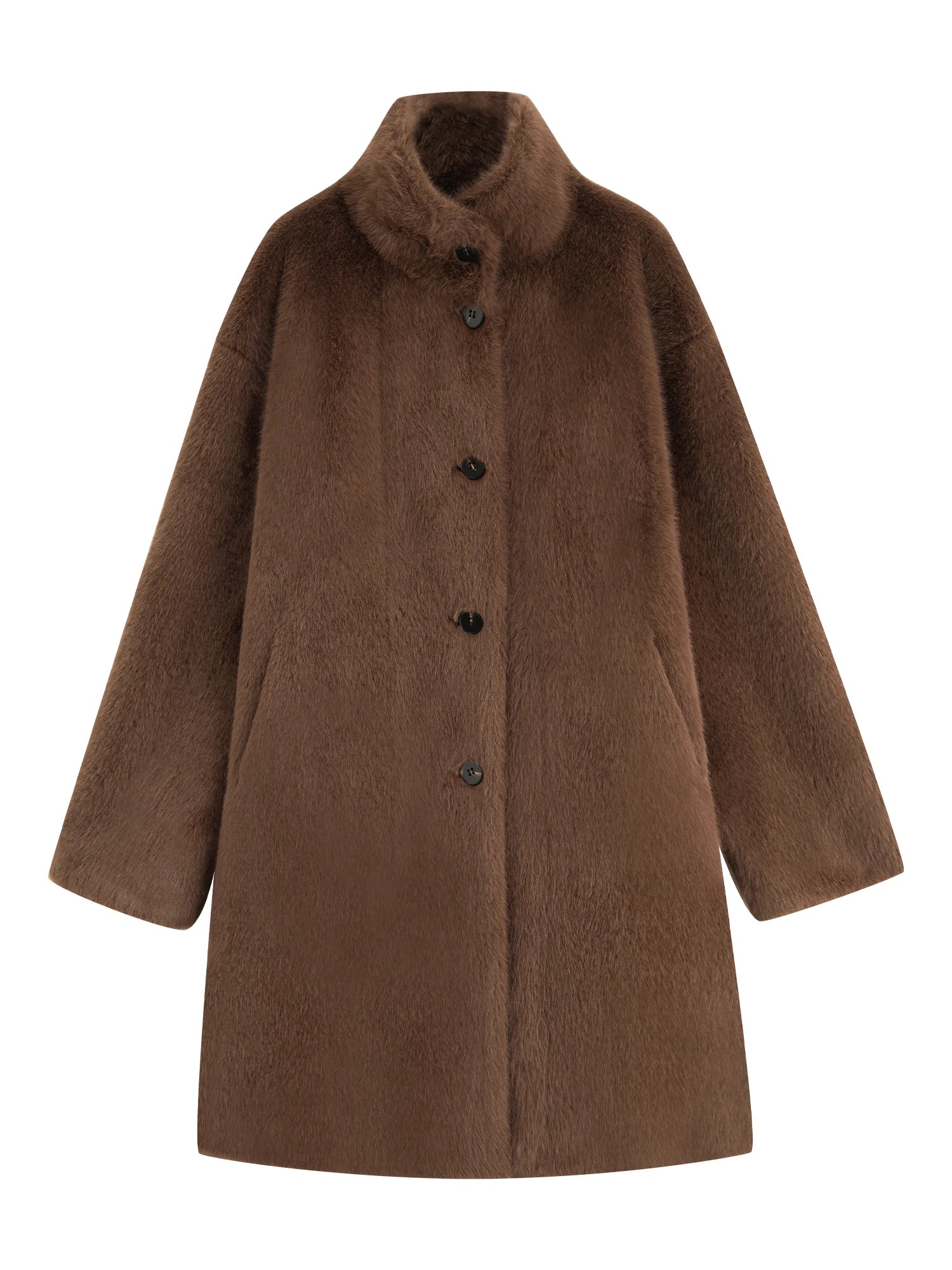 CAPPOTTO IN ECOPELLICCIA