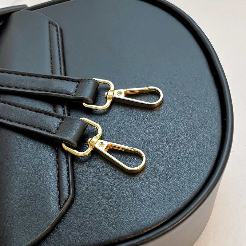 BORSA A TRACOLLA CON BOTTONE ORO