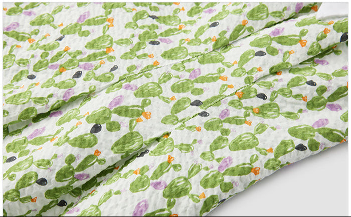 VESTITO CACTUS CON COLLETTO