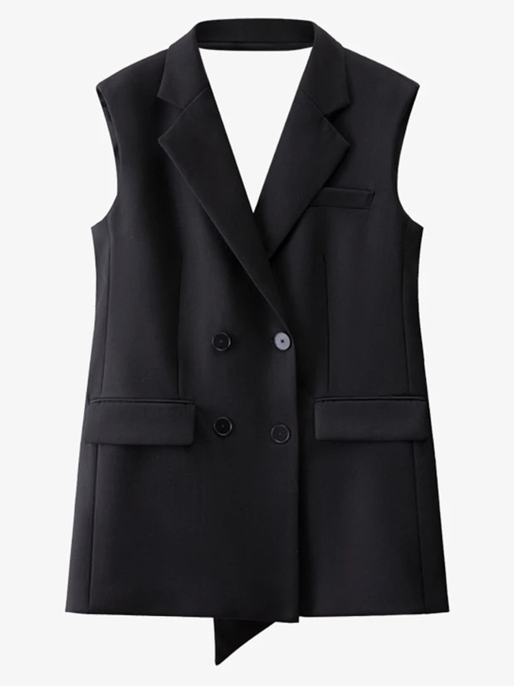 VESTITO CORTO GILET ELEGANTE