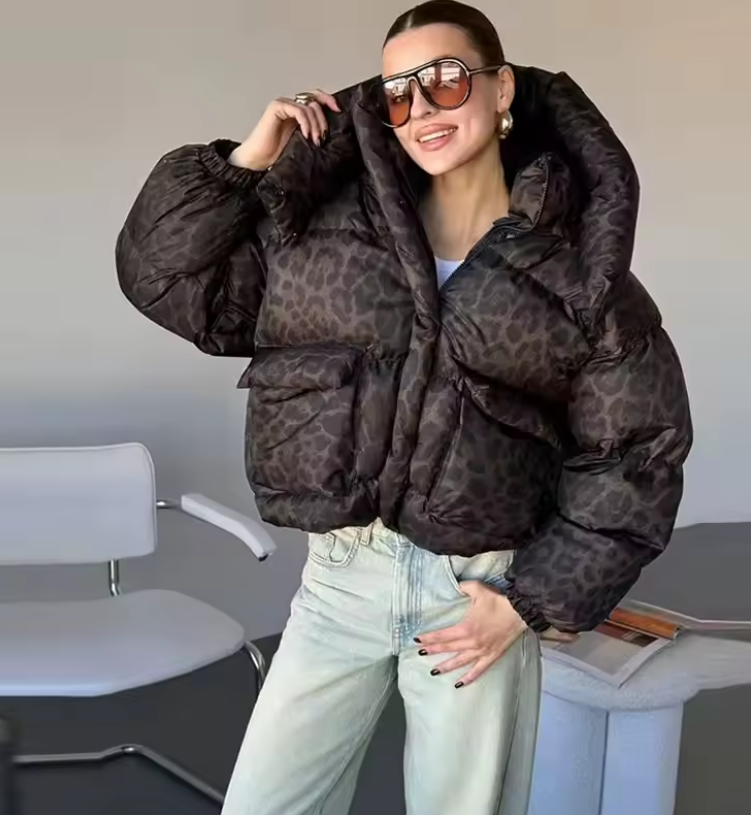 PIUMINO CORTO ANIMALIER