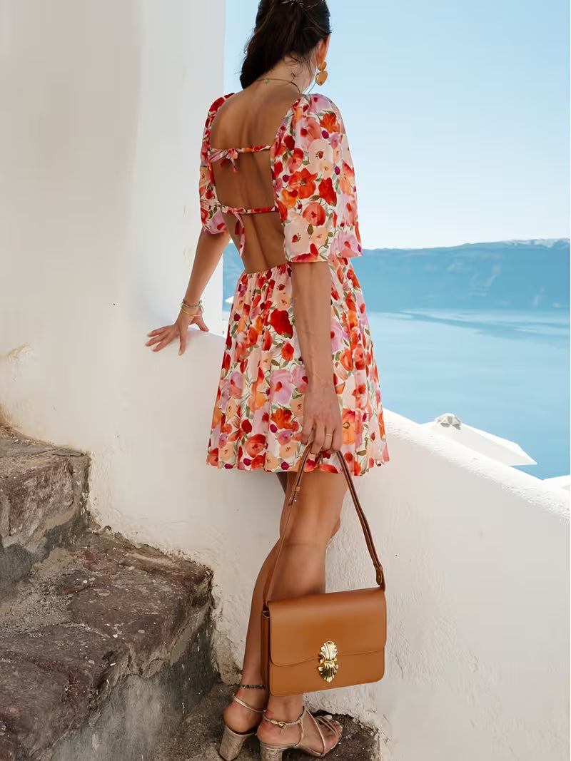 VESTITO MINI FLOREALE