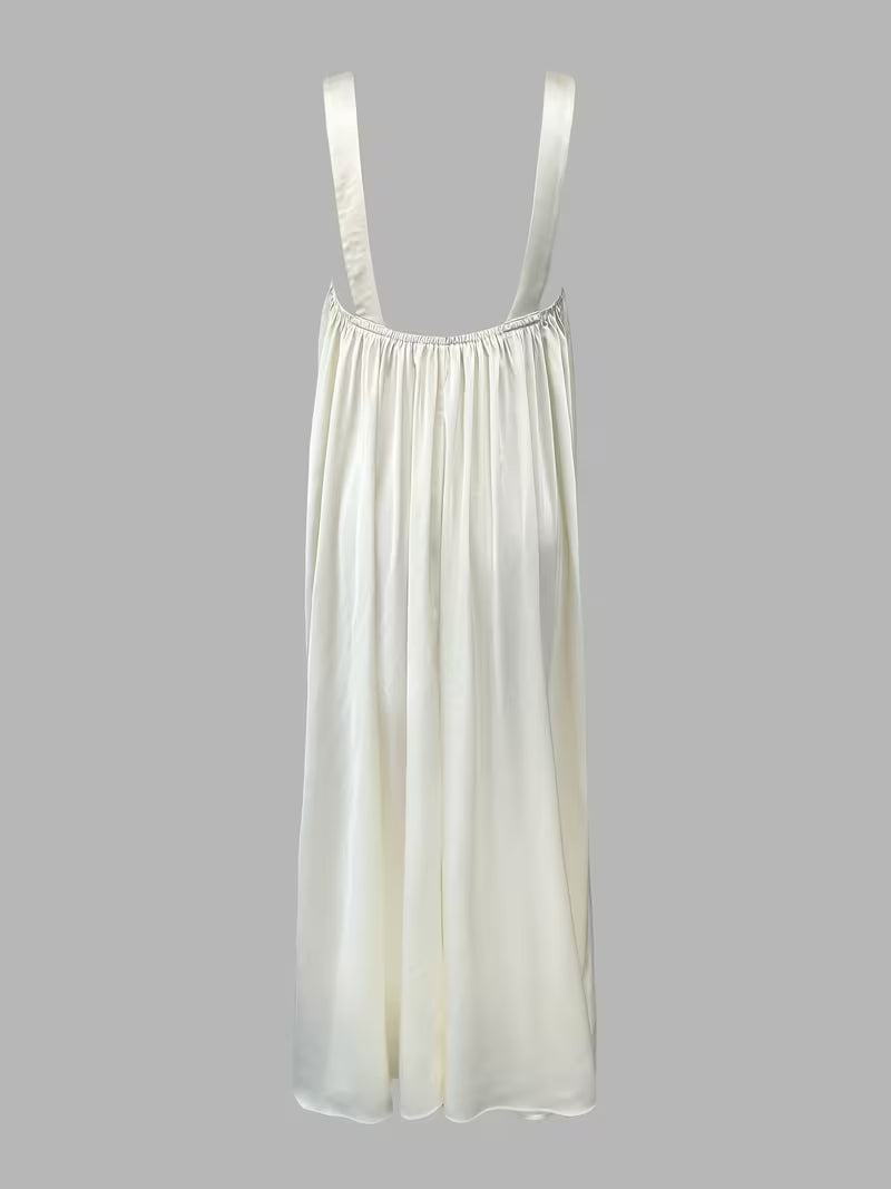 MAXI DRESS IN RASO