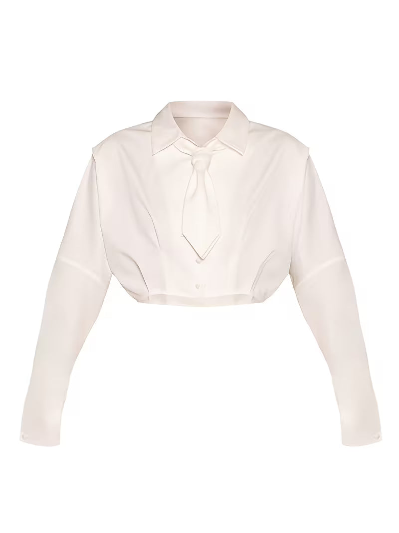 CAMICIA CORTA CON CRAVATTA