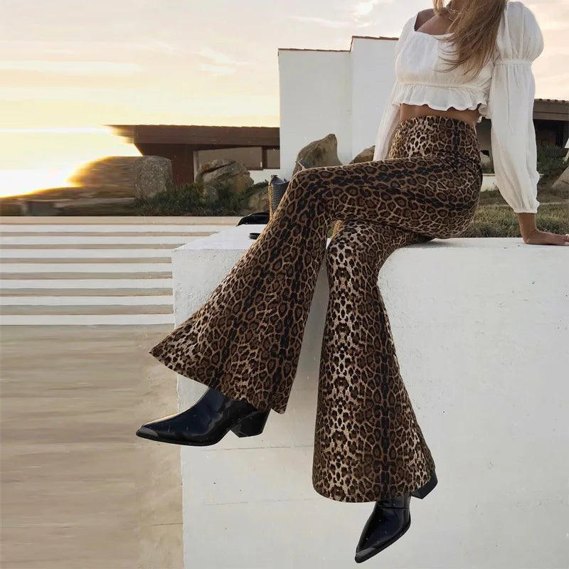 LEGGINGS ANIMALIER A ZAMPA