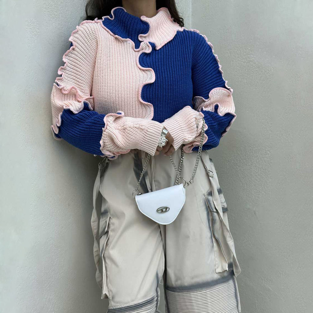 COLOR BLOCK SWEATER