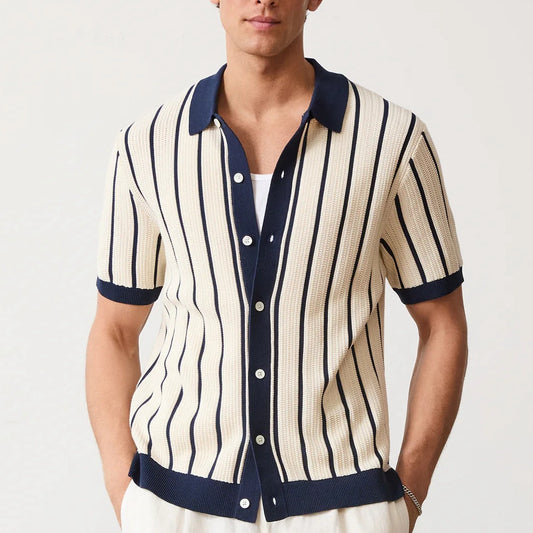 CAMICIA STRUTTURATA A MANICHE CORTE