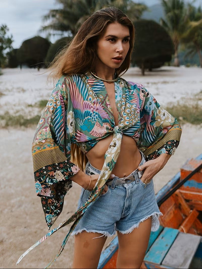 CAMICIA KIMONO BOHO