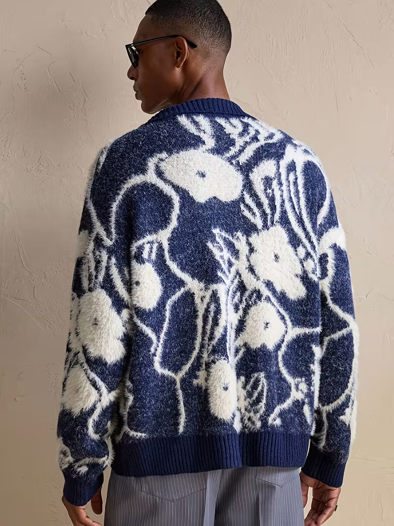 CARDIGAN IN MAGLIA A FANTASIA