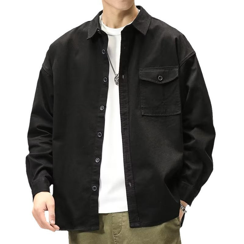 GIACCA CAMICIA IN COTONE PESANTE