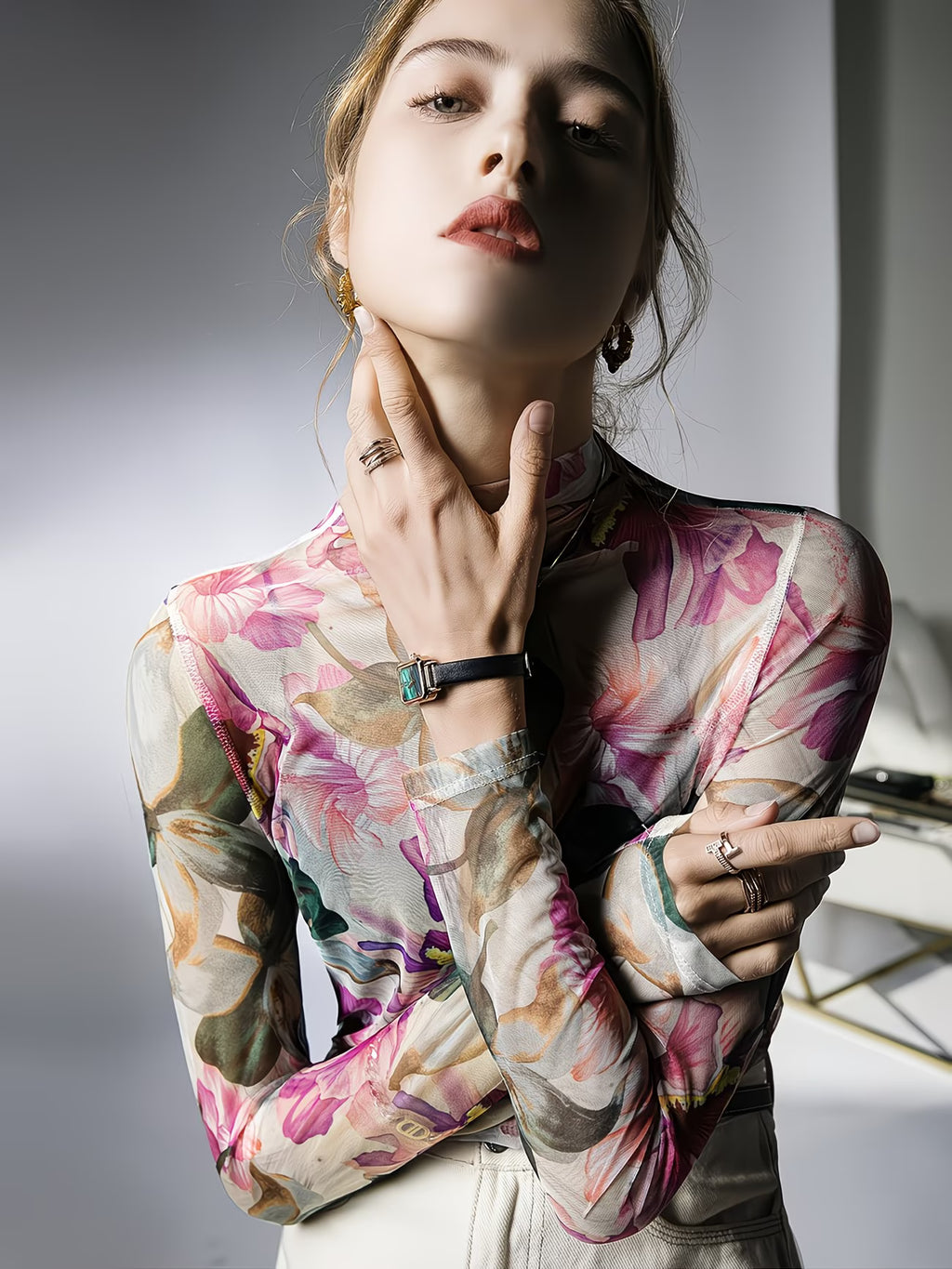 MAGLIETTA IN TULLE FANTASIA