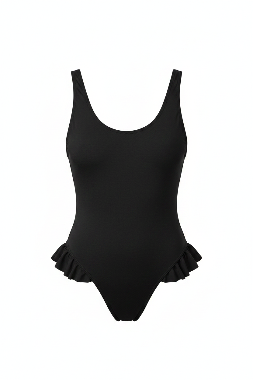 Black swimsuit - ghost mannequin front