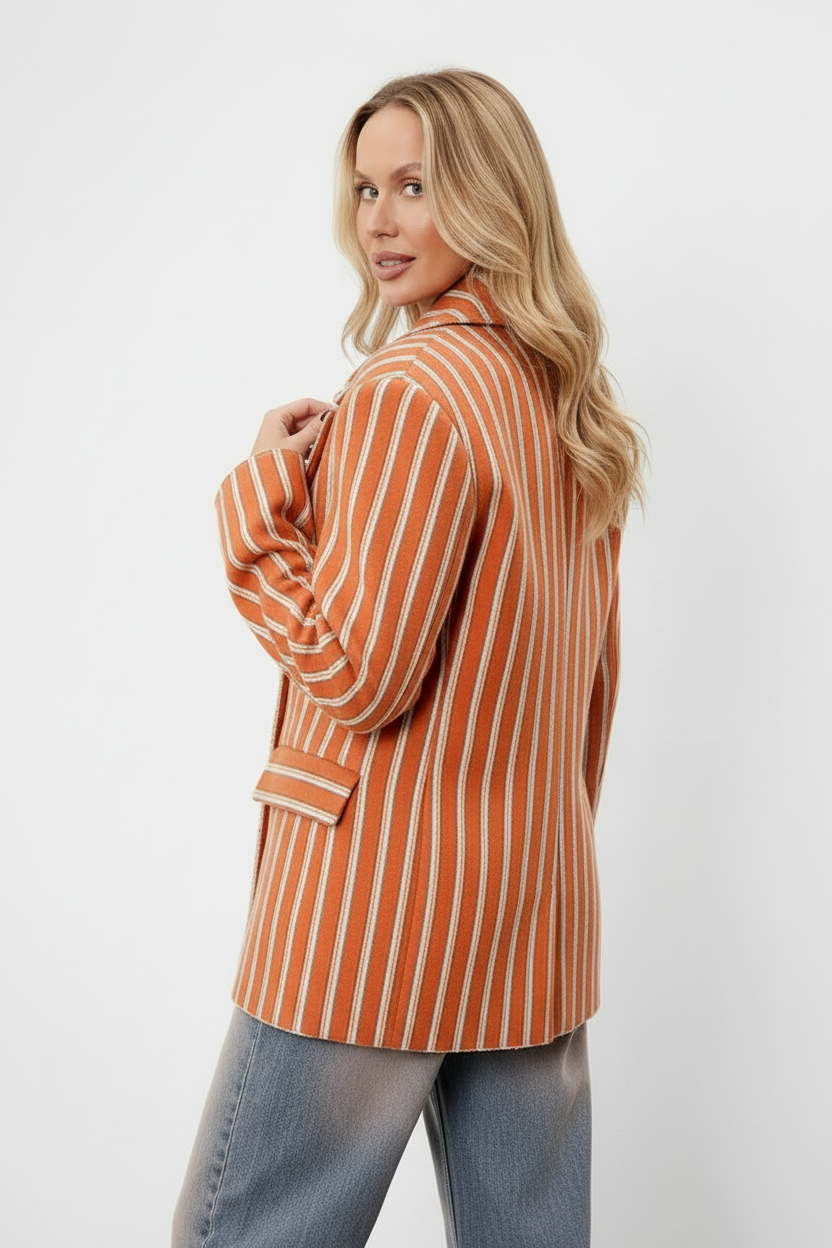 BLAZER OVERSIZE A RIGHE