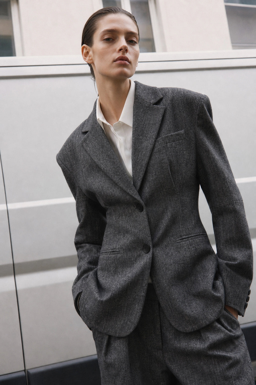 BLAZER MISTO LANA by Lumina