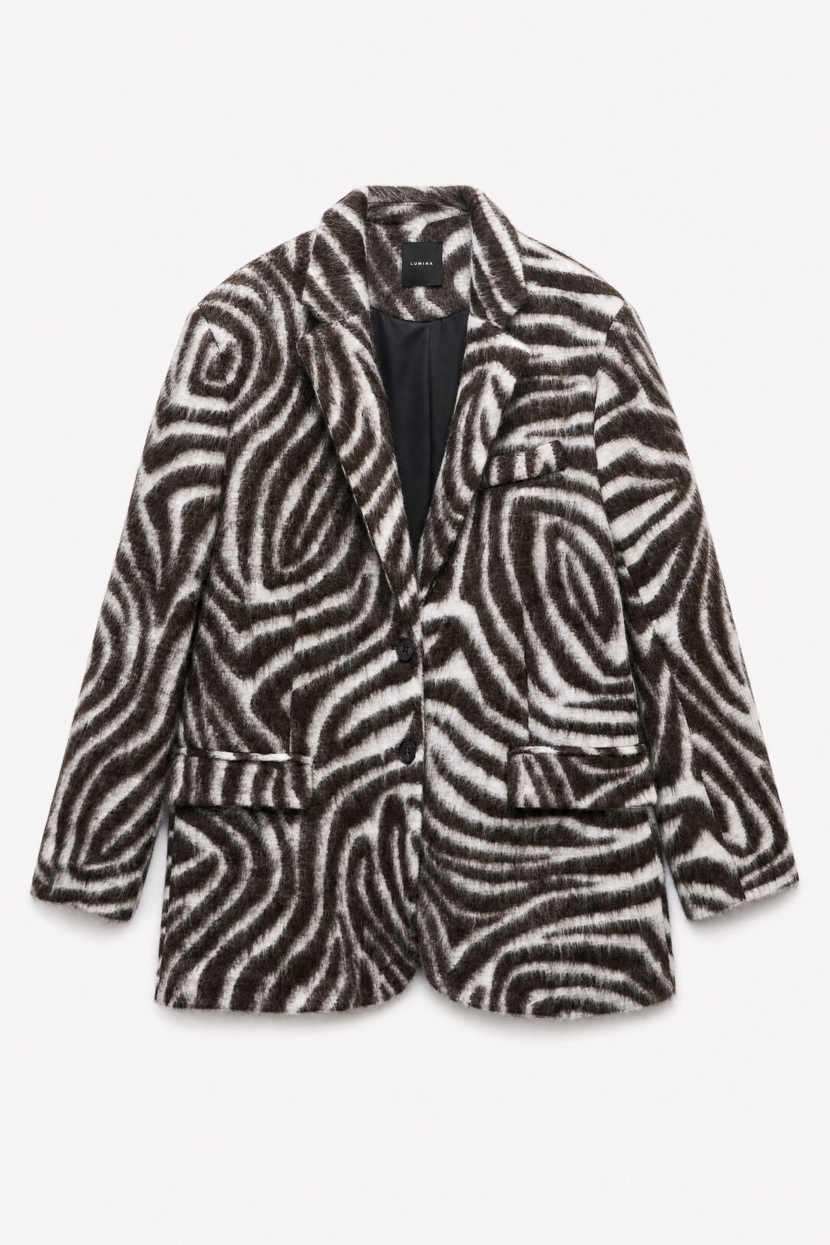 BLAZER IN ECOPELLICCIA ZEBRATA by Lumina