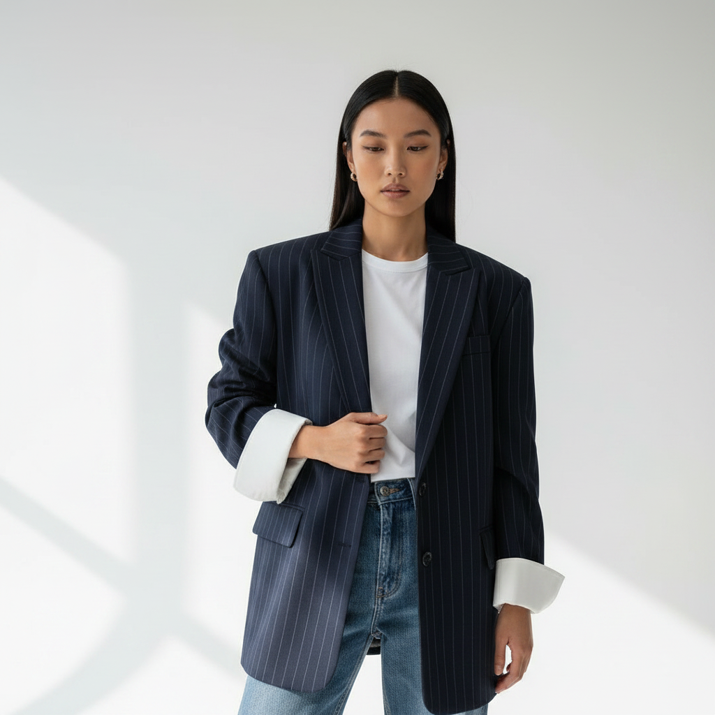 Blazer half body lapel