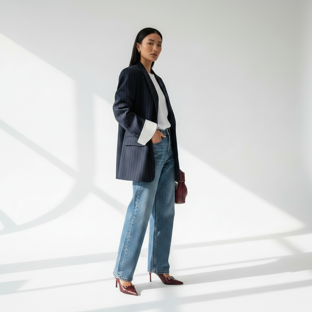 Blazer side look back