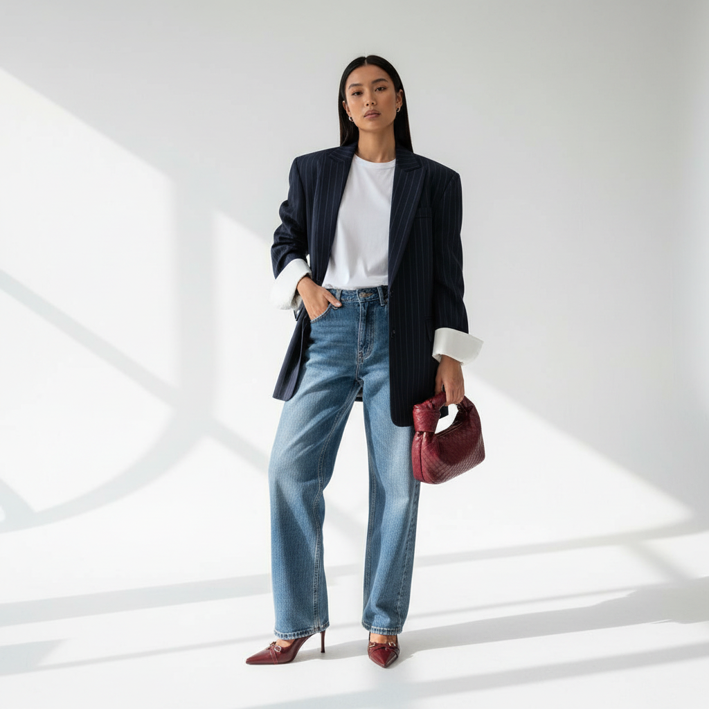 Blazer studio white