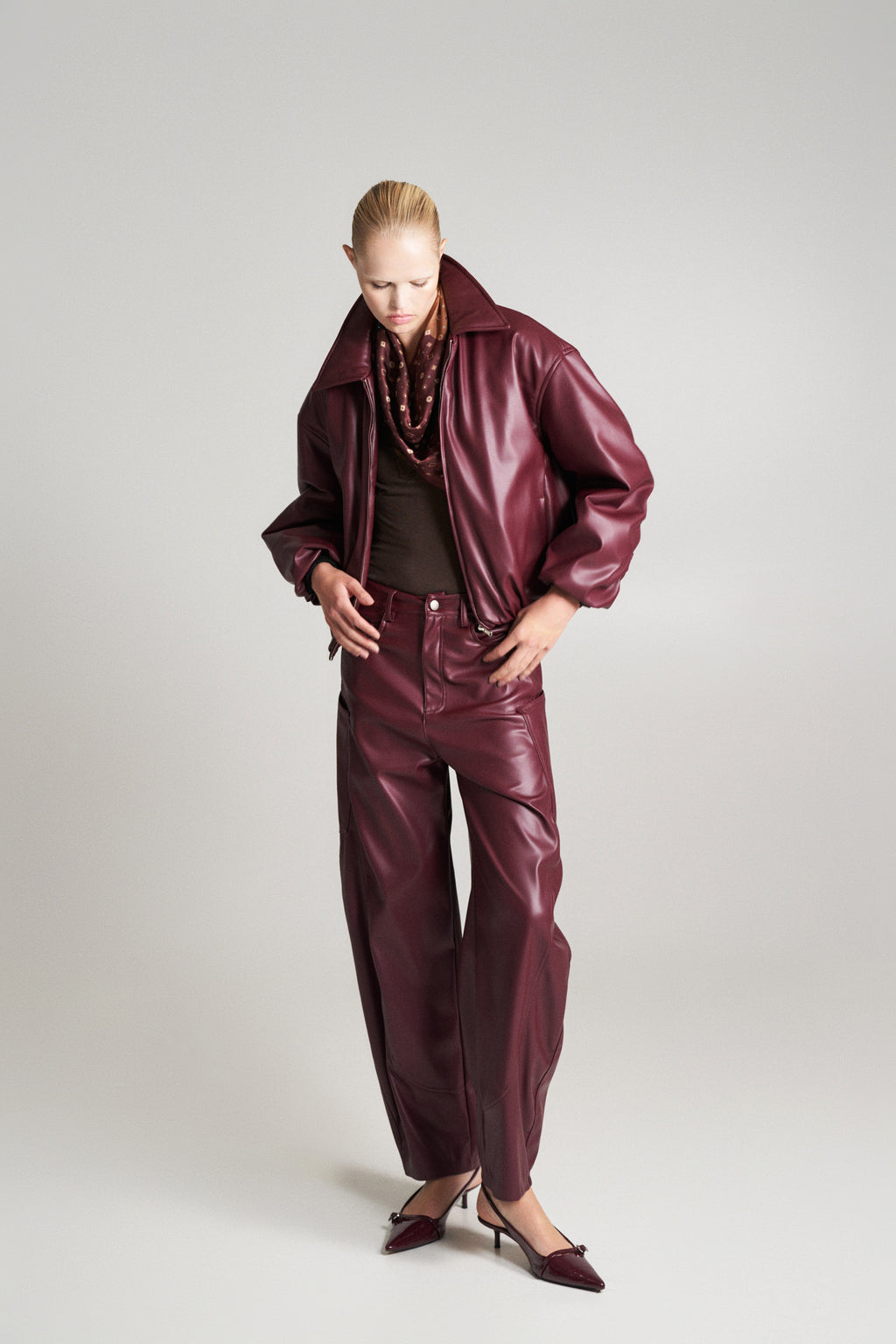 BOMBER IN ECOPELLE BY LUMINA