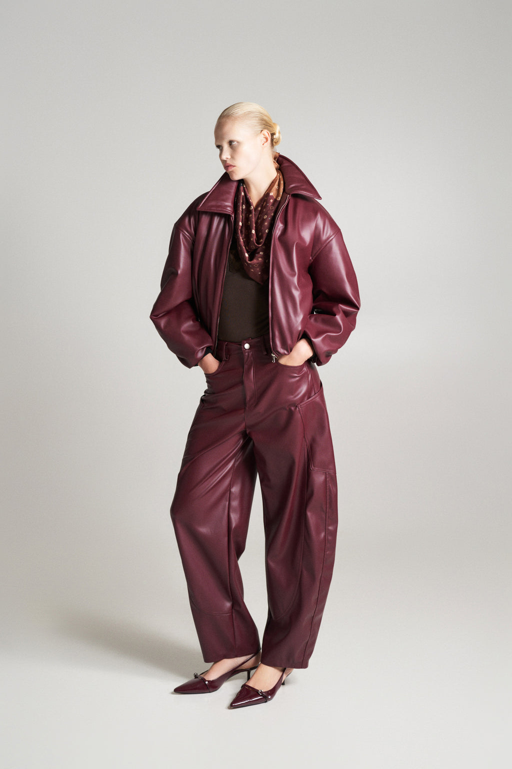 BOMBER IN ECOPELLE BY LUMINA