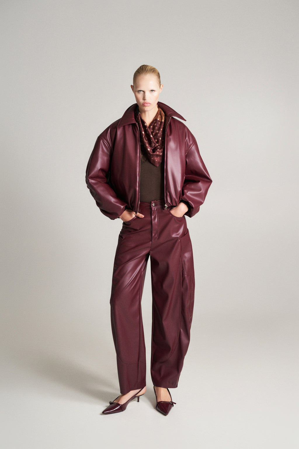 BOMBER IN ECOPELLE BY LUMINA