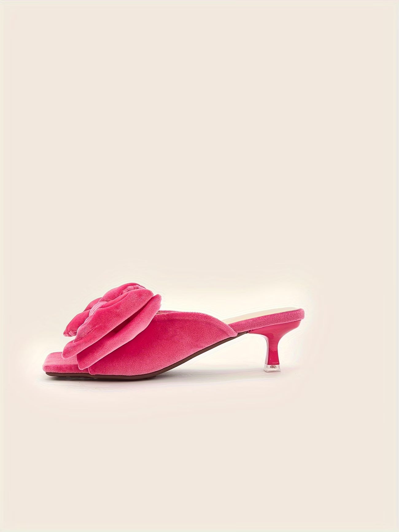 SANDALI CON TACCO MAXI FIOCCO