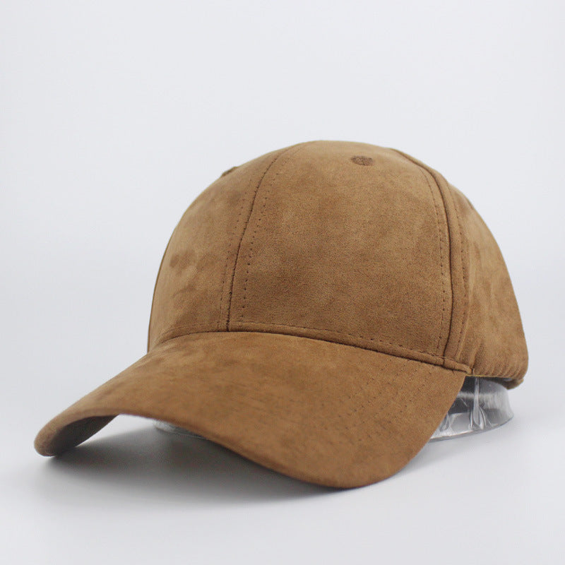 SUEDE BASEBALL CAP