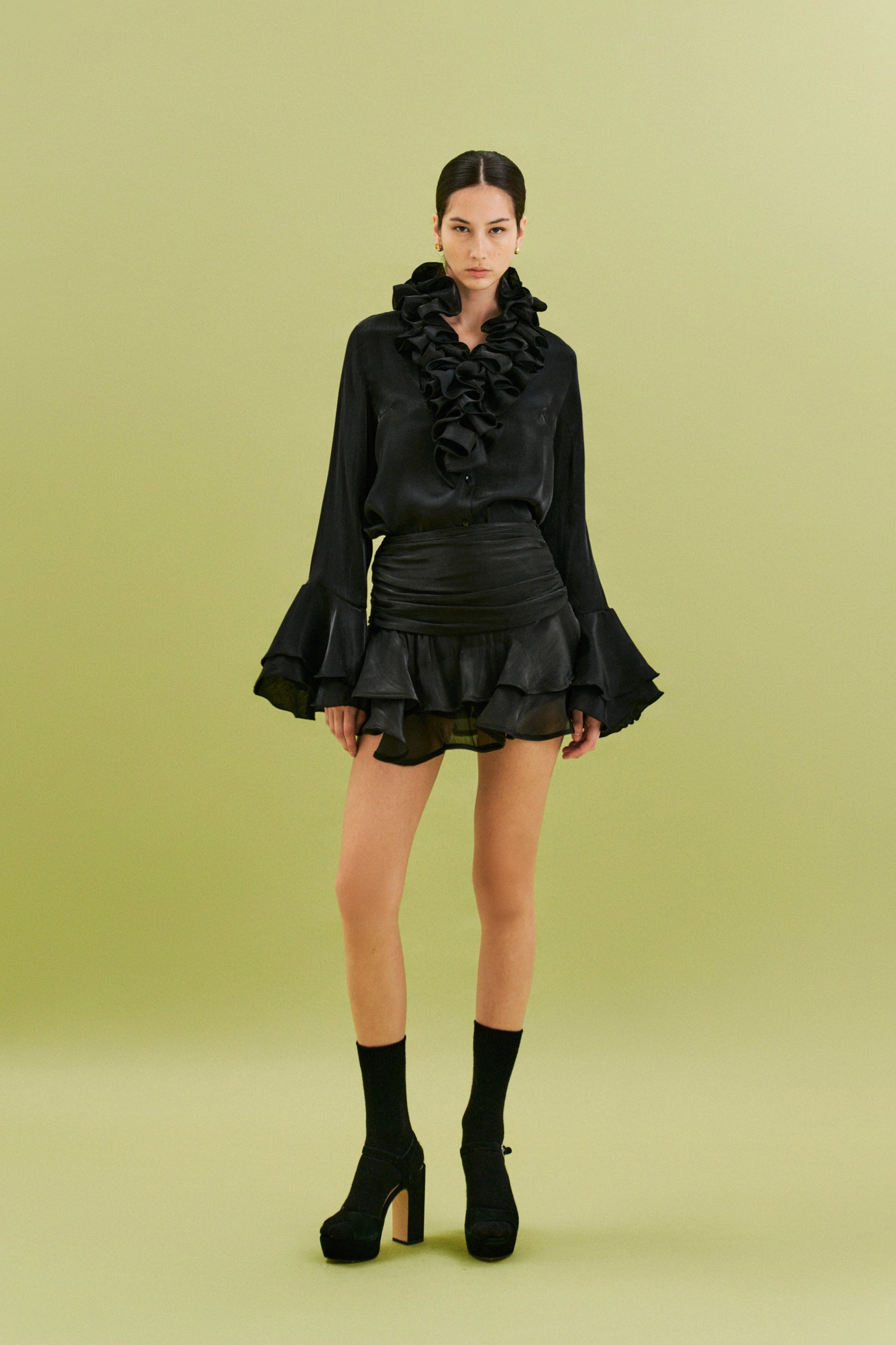 CAMICIA ROUCHES by Lumina