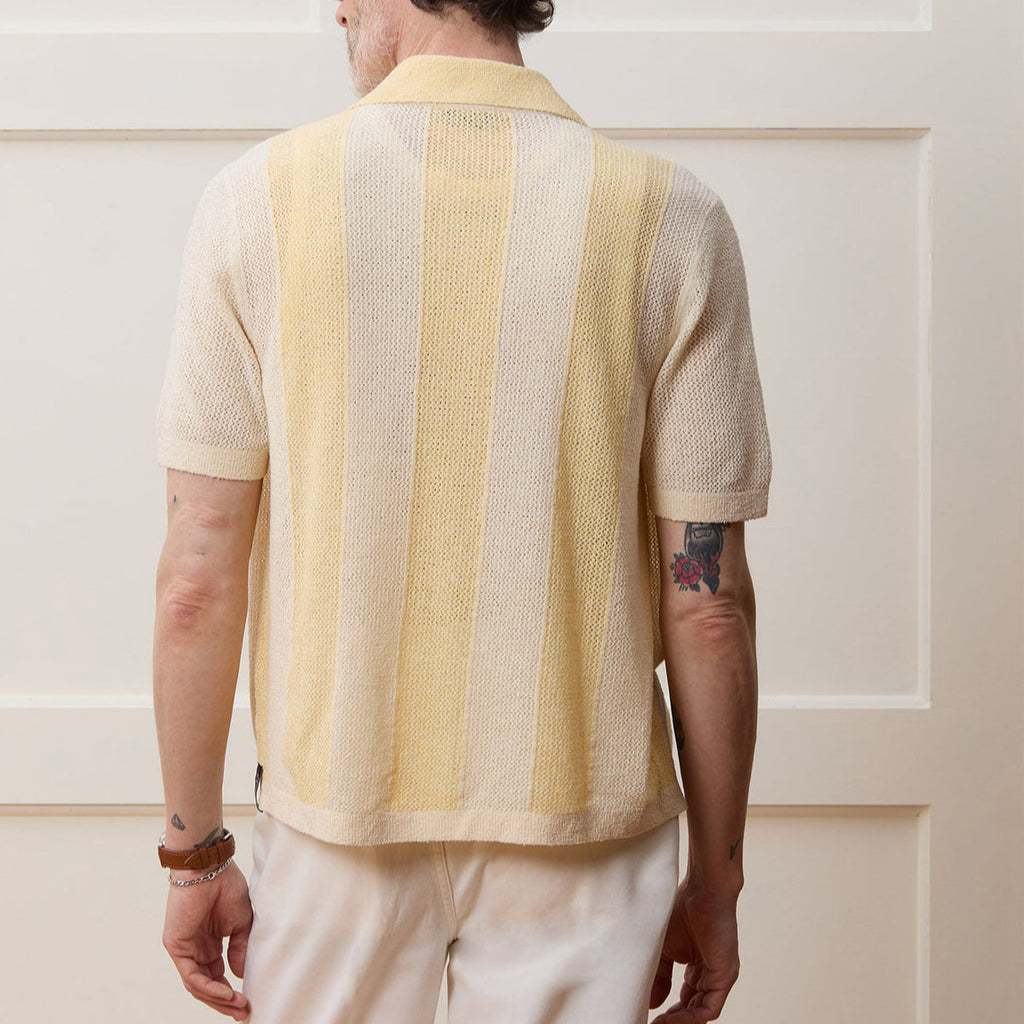 CAMICIA A MANICHE CORTE IN MAGLIA