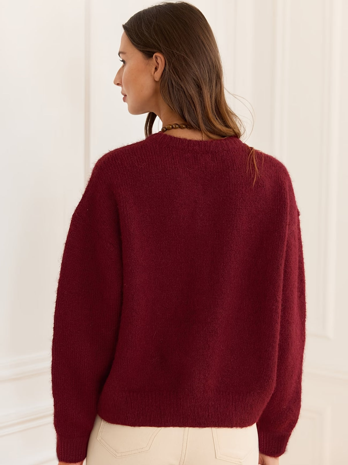 CARDIGAN BORDEAUX