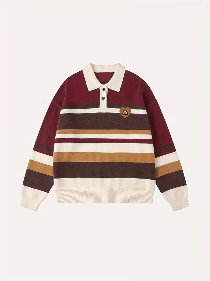 POLO OVERSIZE  A RIGHE