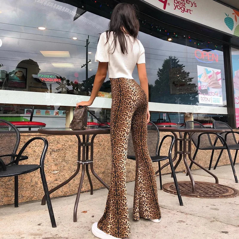 LEGGINGS ANIMALIER A ZAMPA