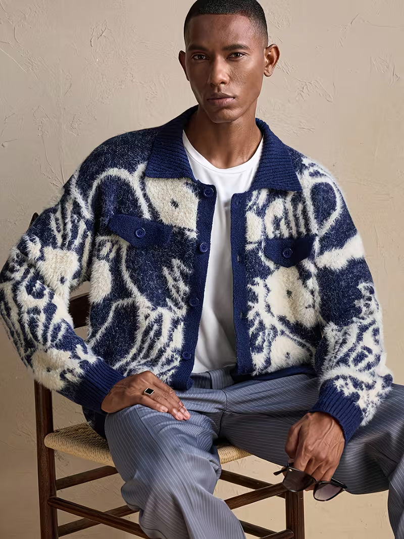 CARDIGAN IN MAGLIA A FANTASIA