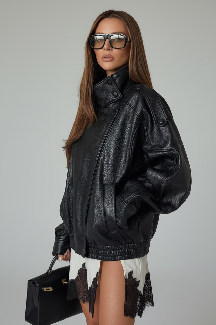 GIACCA IN ECOPELLE OVER