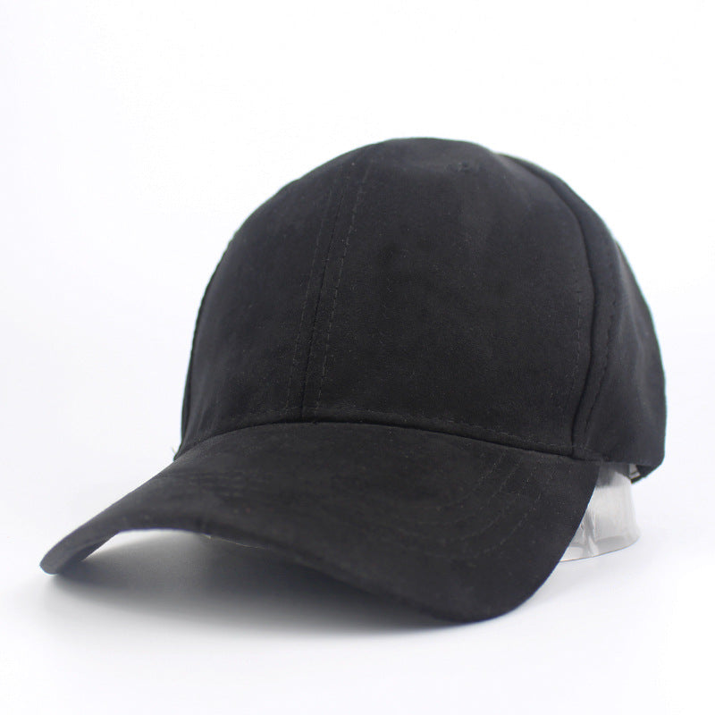 SUEDE BASEBALL CAP