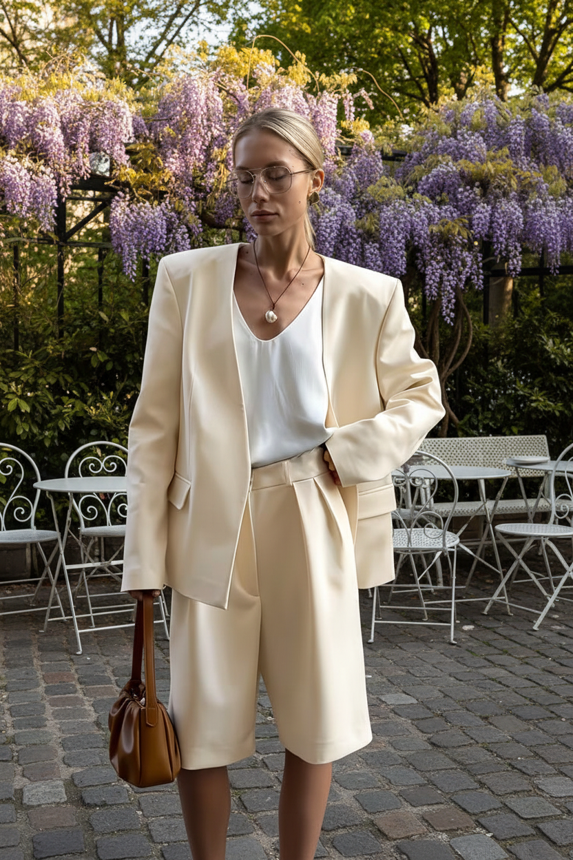 COMPLETO BLAZER E BERMUDA