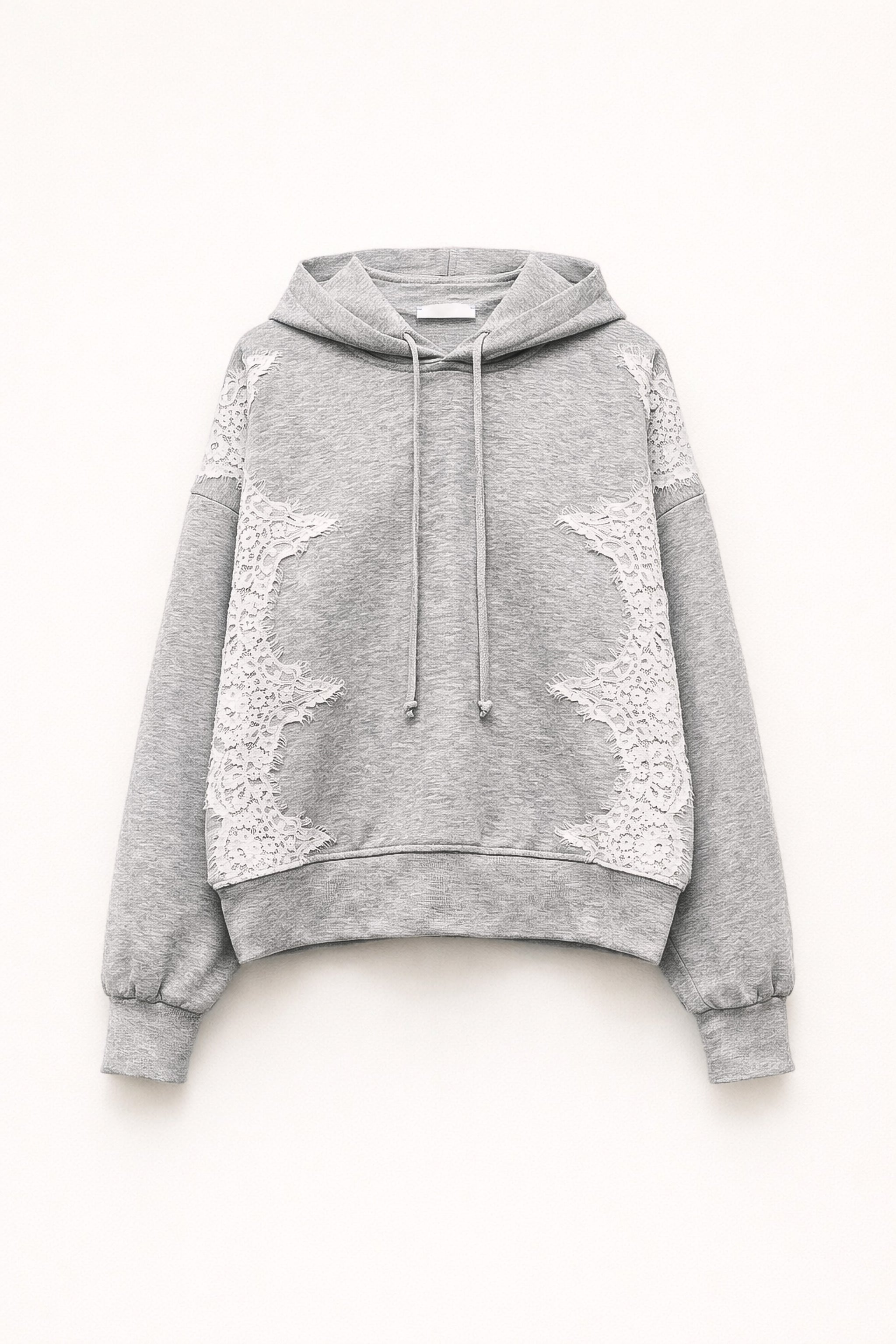 FELPA MOTIVI IN PIZZO by Lumina