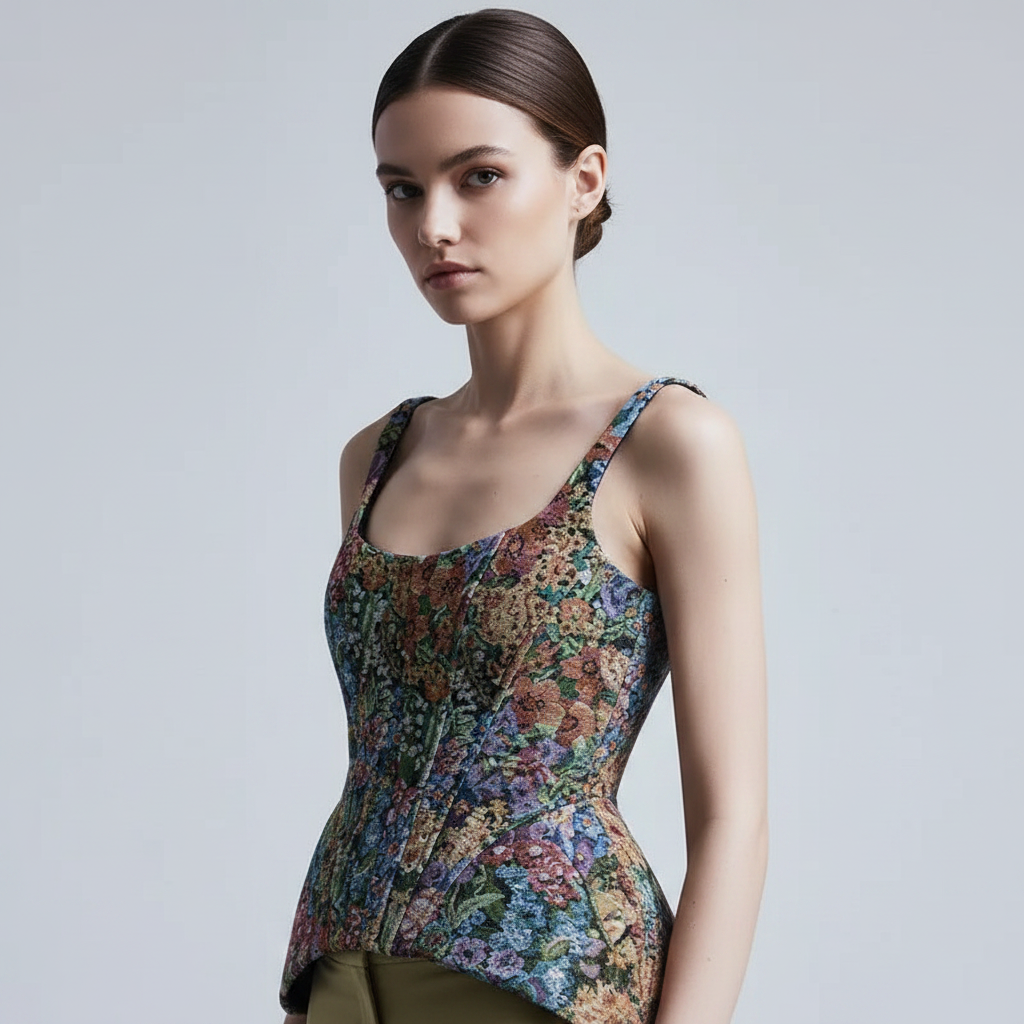 Floral Tapestry Top – Tre Quarti