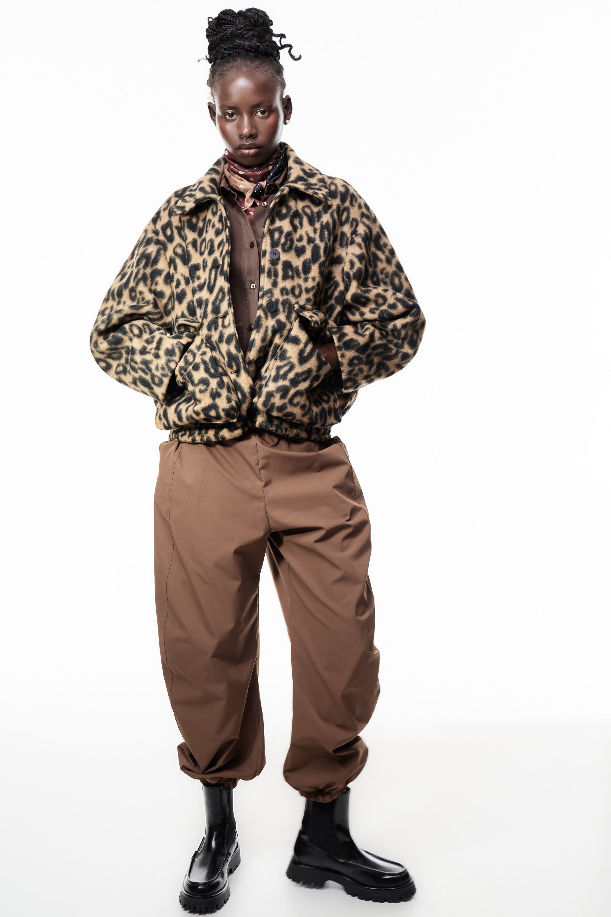 GIACCA CORTA ANIMALIER by LUMINA