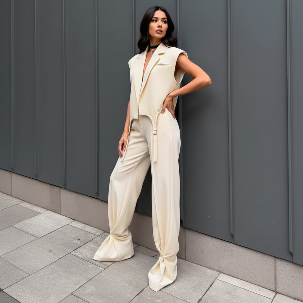 Gilet Beige - Tre Quarti