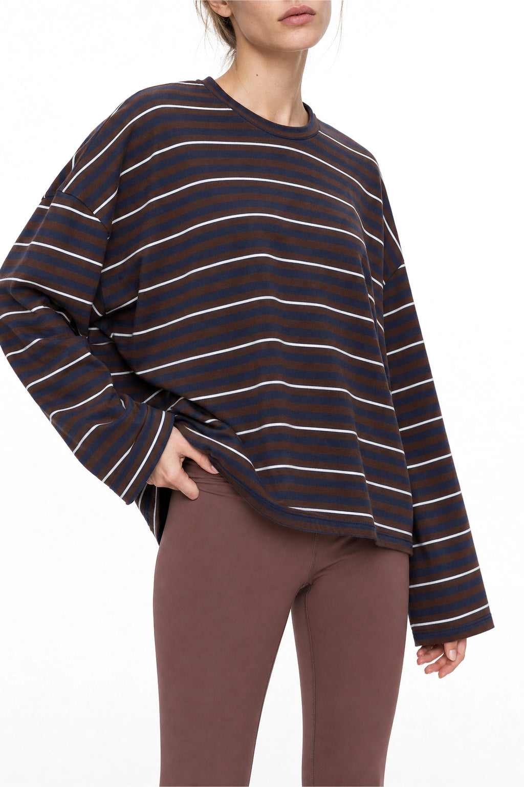 MAGLIA OVERSIZE A RIGHE by Lumina