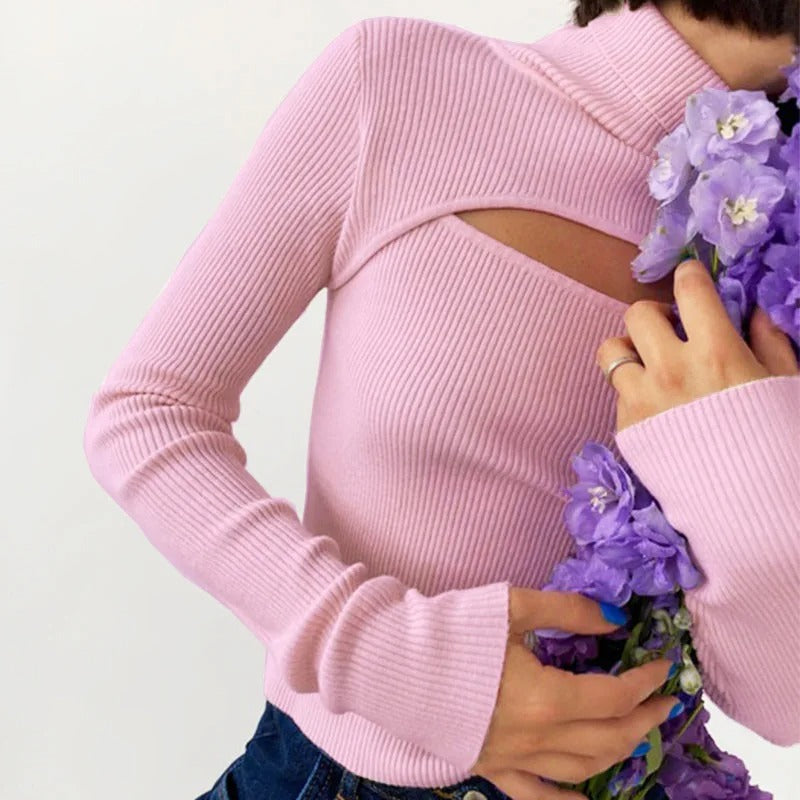 CUT-OUT SWEATER