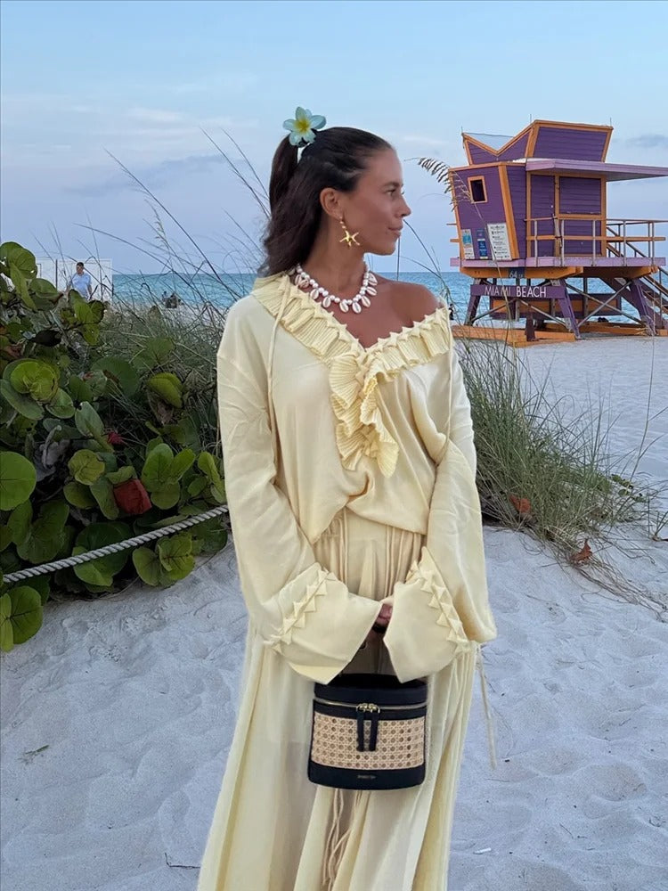 CAMICIA CON MOTIVO PLISSE'