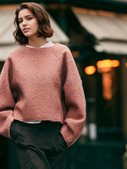 BOUCLE SWEATSHIRT