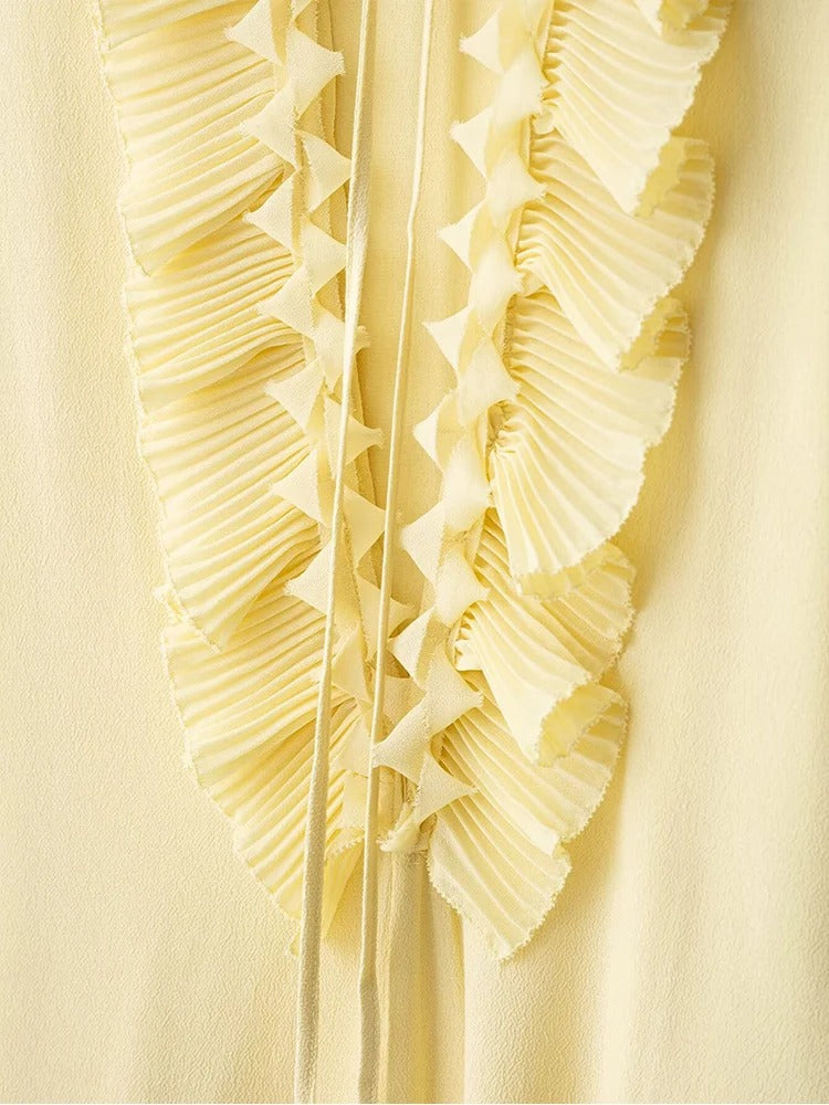 CAMICIA CON MOTIVO PLISSE'